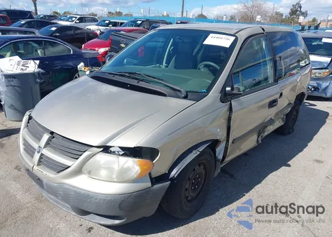 2005 Dodge Caravan Se из США, поврежденный, VIN 1D8GP25R75B324752